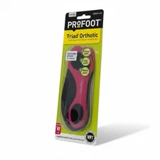 ProFoot Triad Orthotic Women's 6-10 One Pair Size, Pink 