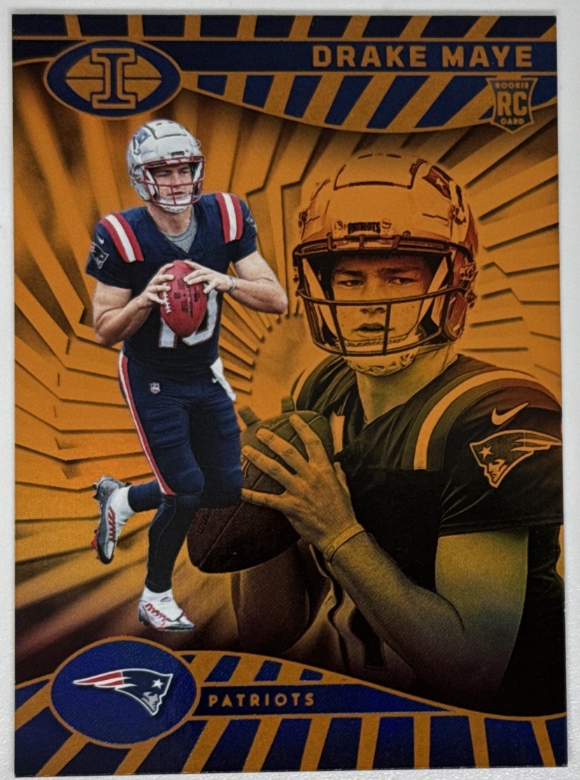 2024 Panini Illusions: Trophy Collection Orange Rookie — #59 DRAKE MAYE (RC)