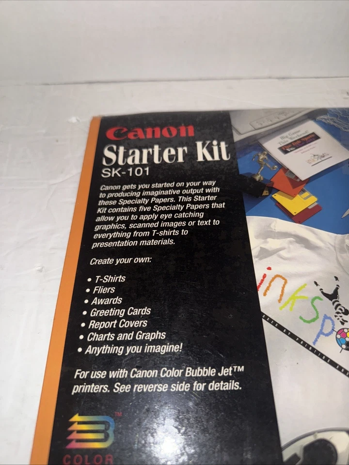 Canon STARTER KIT Sk-101 Create Your Own T-Shirts & more, Anything you imagine! - Image 3 of 4