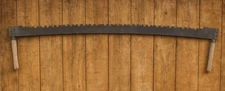 VTG 2-Man Crosscut Logging Saw 71½" Blade Rustic Timber Carpenter Tool D