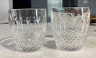 2 WATERFORD CRYSTAL COLLEEN OLD FASHIONED VINTAGE BAR GLASSES 8 oz.3 3/8 In Tall