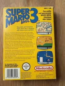 Super Mario Bros 3 Ovp + Schutzh&uuml;lle Nes Nintendo