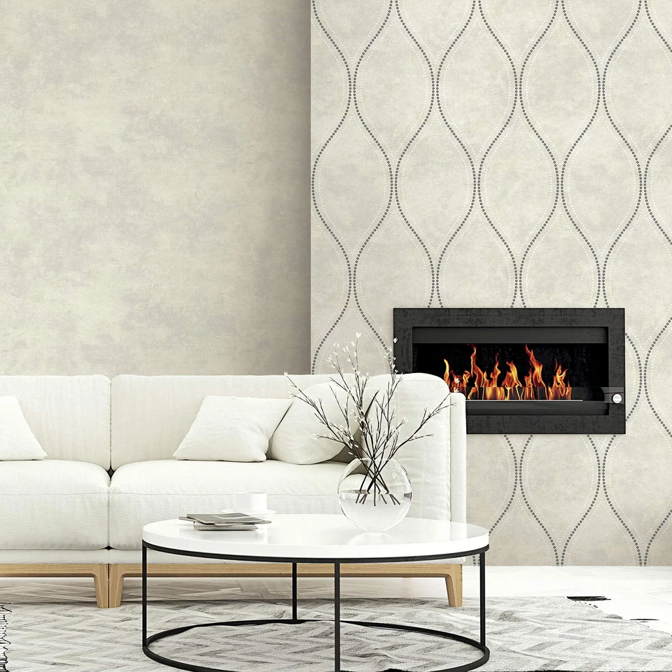 2765-BW40705 Marmor Marble Texture Wallpaper, Ivory - Image 2 of 2
