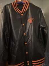 New York Knicks Metallic Bomber Black Jacket The Wind Collection SZ L