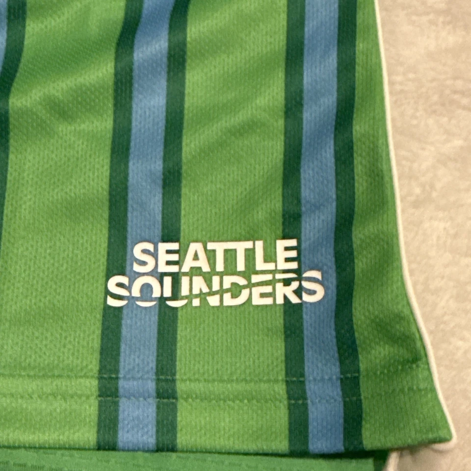 24-25 Adidas Men’s Seattle Sounders Authentic Version Home Soccer Jersey Large L - Image 3 of 4