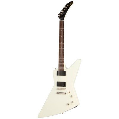 NEU: Epiphone Explorer 80s EMG E-Gitarre H-H aktiv Classic White inkl. Gigbag