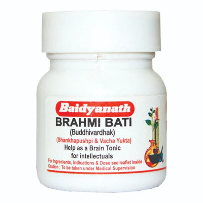 Brahmi Bati Buddhivardhak l Mind Wellness - Verbessert die Wachsamkeit (40...