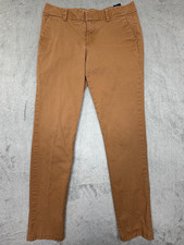 Tommy Hilfiger Hampton Stretch Slim Chino Pants Women  s 4 Camel Brown