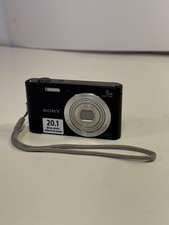 Sony Cyber-shot DSC-W800 20.1 MP 5x Optical Zoom Digital Camera W Charger Tested