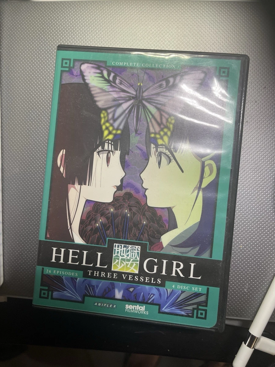 HELL GIRL THREE VESSELS 完全版 4枚組 DVD Hell Girl: Three Vessels