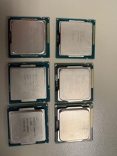 Lot of 6 different computer processors, core i7s, i5 and one i3