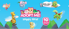 McDonald's Happy Meal Toys 2026 AUS Roblox Adopt Me Flying Animal & Card - Elige