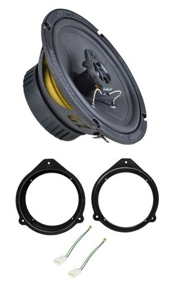 Ground Zero 2-Way 120Watt 16.5cm Speakers for Audi A3 A4 Saab 9.3 Seat Exeo