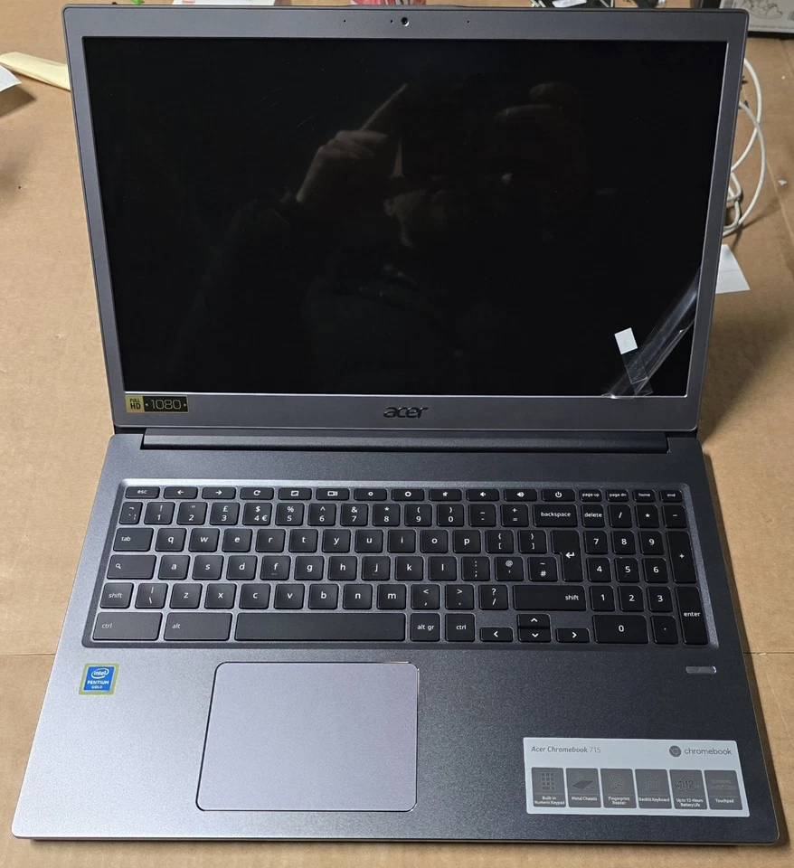 Acer Chromebook 715 CB715-1W-P826 Laptop Intel Pentium 4GB 128GB Chrome OS - Image 2 of 4