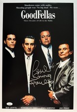 Paul Sorvino Signed 12x18 Photo Goodfellas JSA COA Private Signing