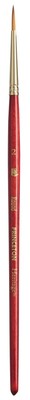 Princeton Serie 4050 Heritage synthetische Zobelbürste - kurzer Griff rund Größe 2 -