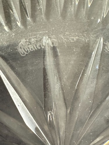 Vintage Waterford Crystal Lismore Glass Bowl 9" - Picture 6 of 12