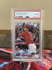 PSA 10 SHOHEI OHTANI 2018 TOPPS HOLIDAY #17 LA Angels Rookie Card RC GEM MINT