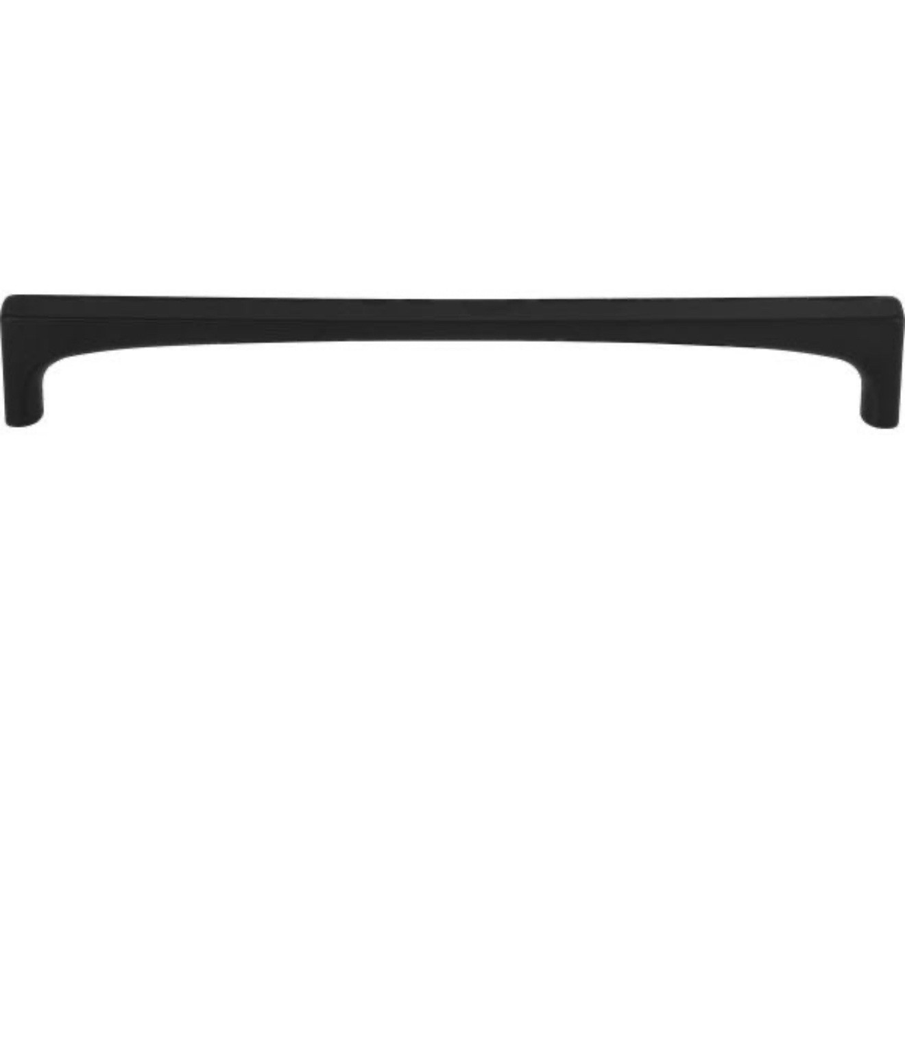Top Knobs TK1015BLK Riverside 7 9/16" C-C Cabinet Pull Flat Black