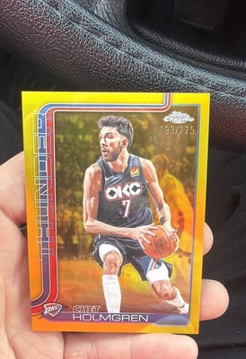 2025-26 Topps Chrome - Chet Holmgren #134 Yellow Refractor /275