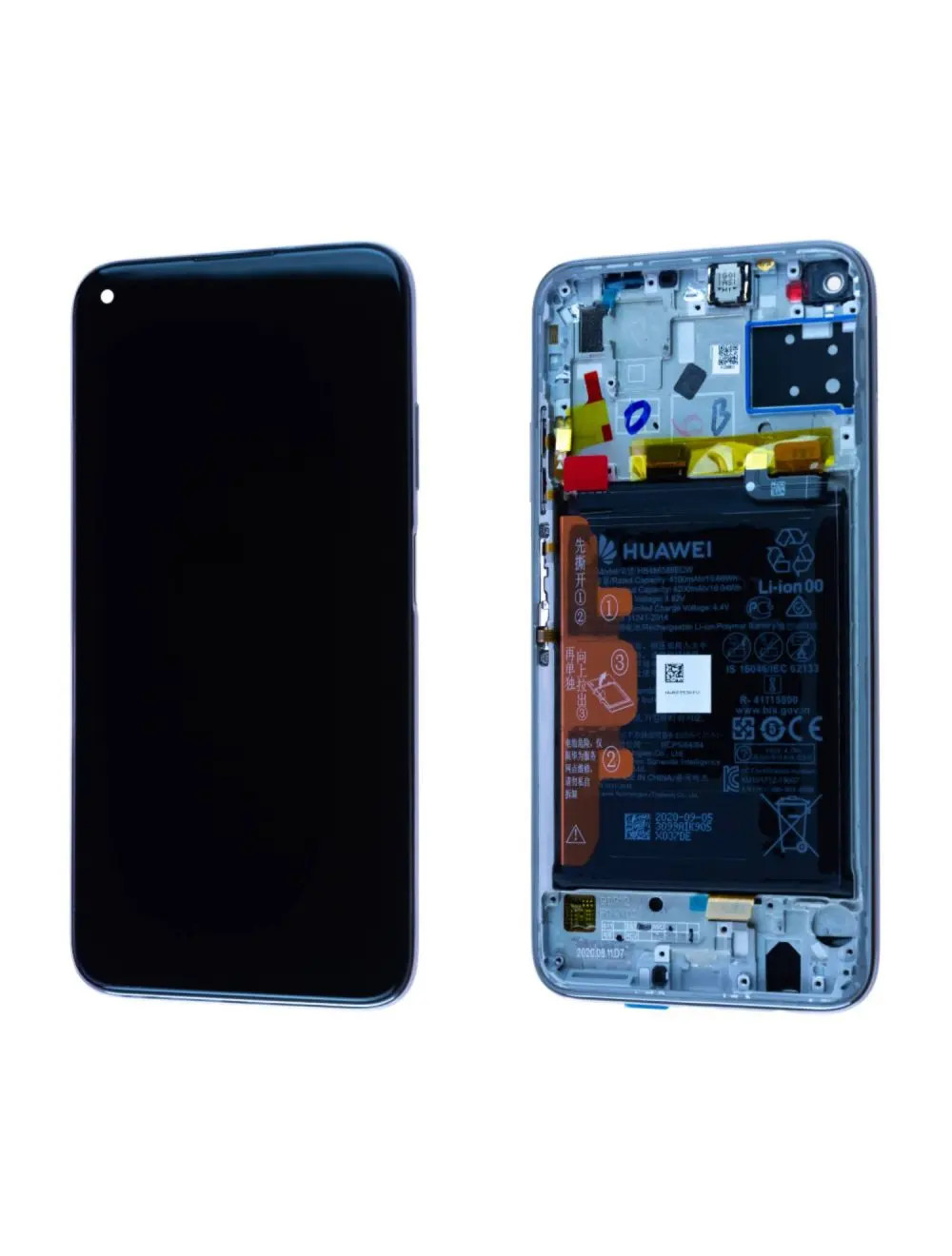 Écran Huawei P40 Lite pour Réparer Affichage Tactile et Batterie Faible