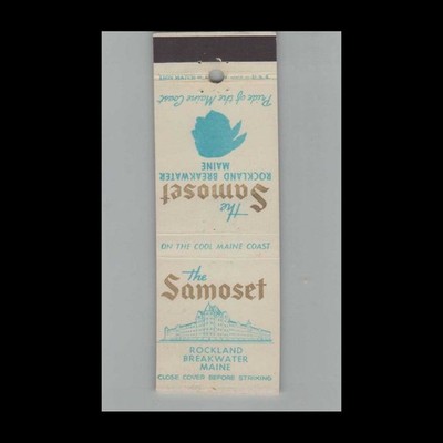 Matchbook Cover The Samoset Hotel Rockland Breakwater ME