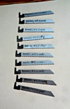 3” ROCKWELL Bayonet Saw Blade 24162 for Wood  10TPI - Lot of 10- Porter Cable