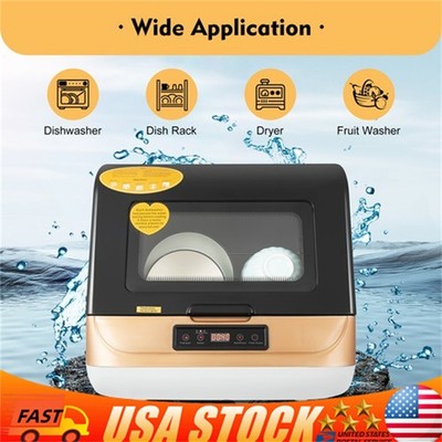 Dish washer Large Capacity Portable Washer Mini Dish Washer Compact Counter-top