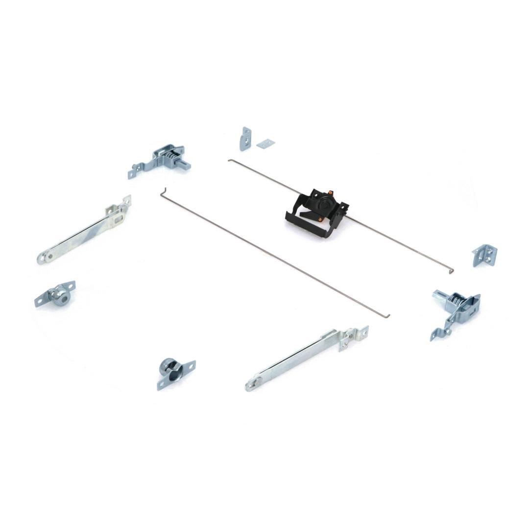 Tailgate Component Kit - 12pcs - Black Handle - 73-79 Ford Truck