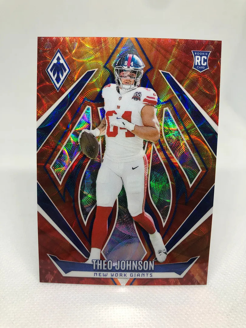 Theo Johnson 2024 Panini Phoenix Fireburst Prizm /350 Card #241 Giants QTY