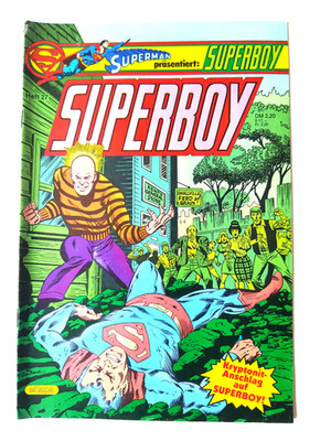 Superboy Nr.27 von 1985 mit Sammelecke Ehapa Verlag