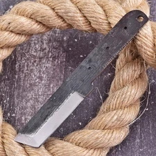 8'' 1095 High Carbon Steel Knife Blank Blade DIY Bushcraft Hunting Knife Making