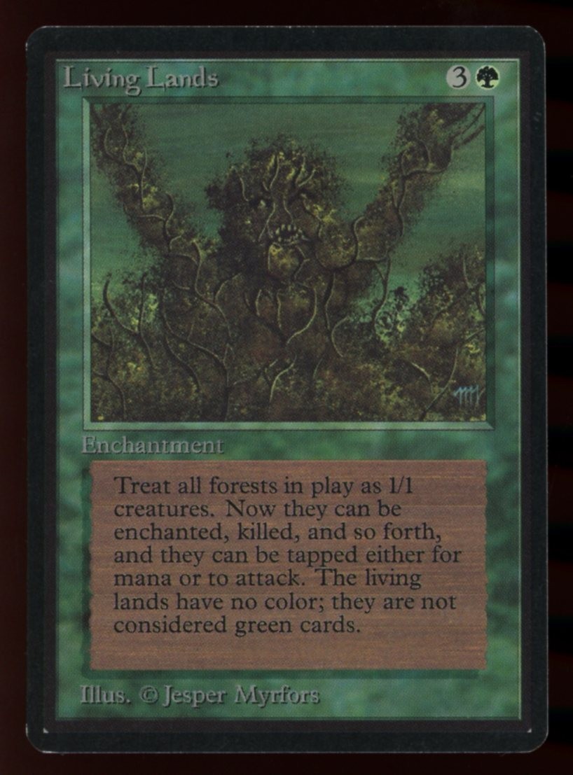 1993 Beta Living Lands ~ Vintage MTG/Magic ~ NEAR MINT Condition