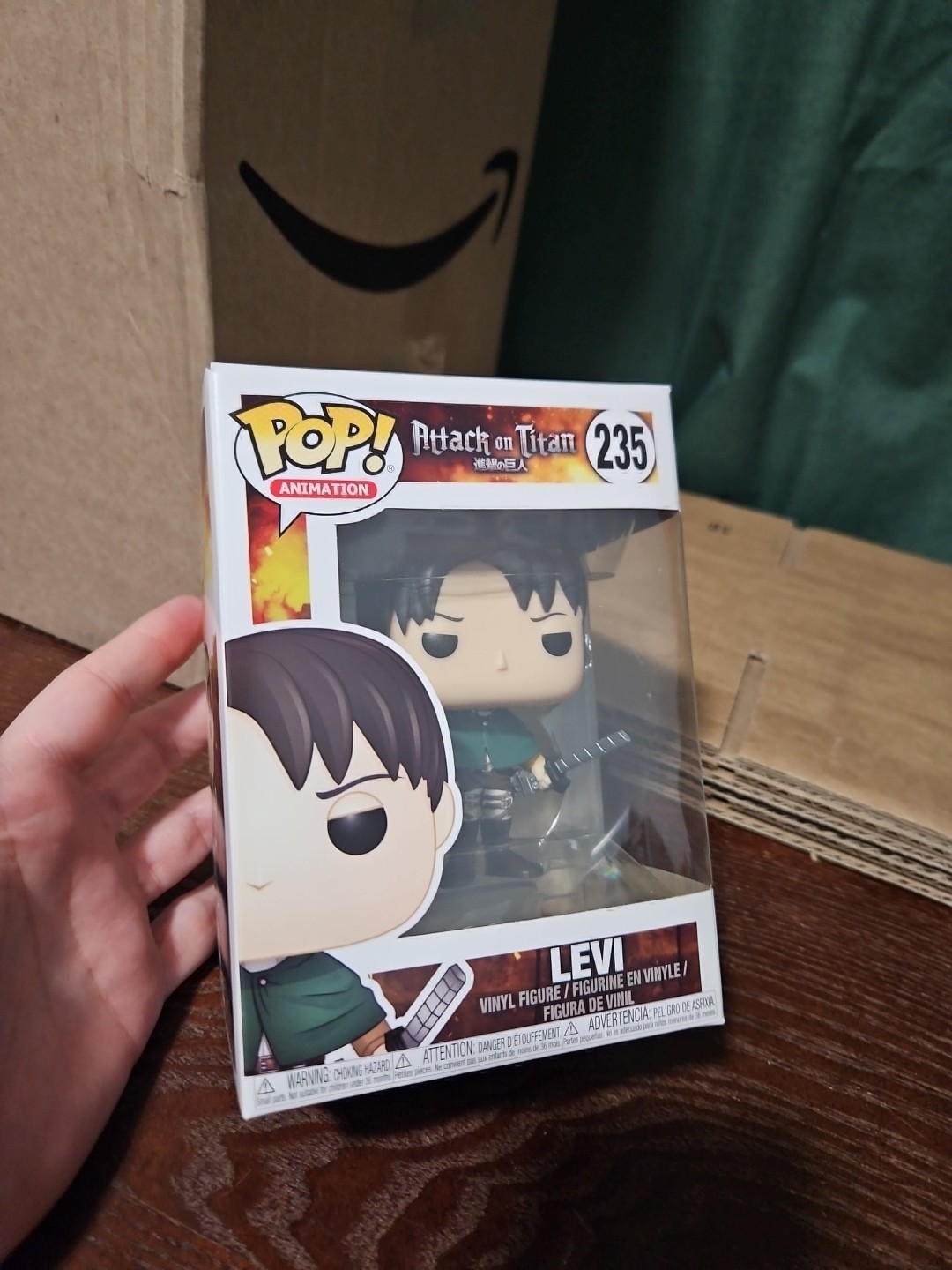 Funko Pop! Vinilo: Attack on Titan - Figura Levi Ackerman #235