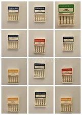 50pcs Dental Diamonds FG Burs Taper Round End Friction Grip High Speed Handpiece