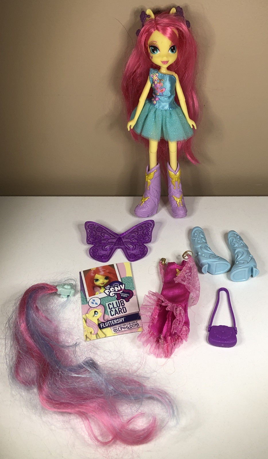 My Little Pony EQUESTRIA GIRLS 9" Doll FLUTTERSHY Dress Up S