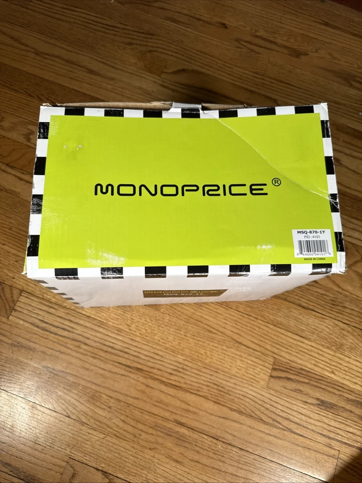 NUEVO Altavoces de pared de fibra bidireccional calibre Monoprice (par) tweeters de titanio de 8 pulgadas Foto 3 de 4