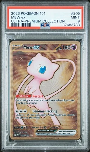 2023 POKEMON 151 ULTRA-PREM COLL #205 MEW EX PSA 9