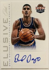 2013 Panini Past and Present Basketball Elusive Ink Brad Daugherty Autograph