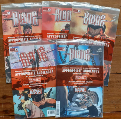 BLADE RED BAND 1-5 (OF 5), STILL SEALED, MARVEL COMICS, 2024/25, VF