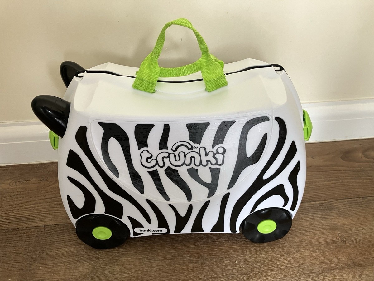Zimba The Zebra Trunki Cabin Travel Luggage Pull Along Ride On