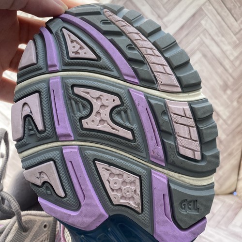 Scarpe da ginnastica Asics Gel-Kayano 14 da donna taglia 8,5 US 1202A105 rosa grigio bianco - Foto 19 di 19