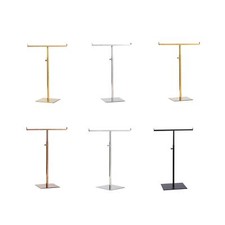 Display Stand T Shaped for Long Necklaces Jewelry Organizer Stand Tabletop Purse