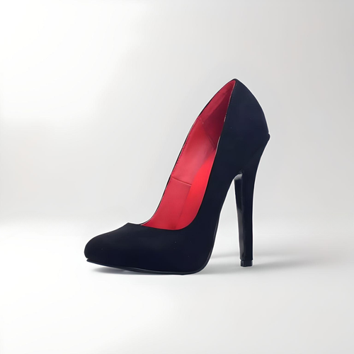 Round toe HIGH HEEL stiletto pumps 13-15cm 5.5" t-girl trans sizes UK3-13 - Picture 20 of 25