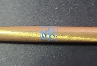 Vintage Gold Tone ReadyRiter Click Pen  MLC  Script Initials Monogram A136