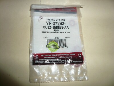 QTY 6 O-Ring 1W1Z 19E889 AB YF37293 Motorcraft 