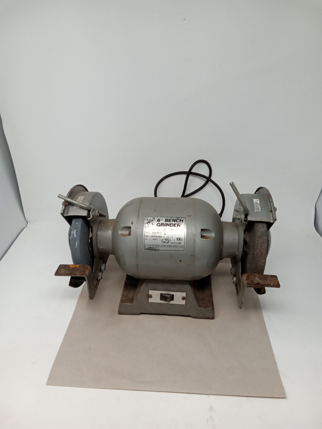 HILKA 6" BENCH GRINDER 240V 370W 50HZ 3000RPM SINGLE PHASE MOTOR eBay