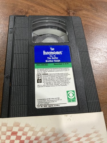 HONEYMOONERS - CLASSIC 39 - VHS - VOLUME # 16 ~The Golfer~Brother Ralph - Picture 5 of 6