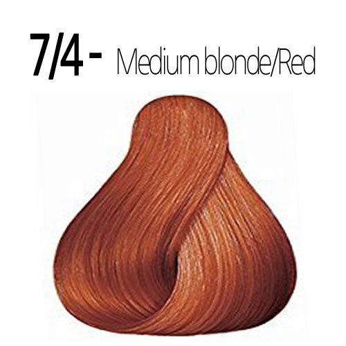 Wella Color Touch 7/4 Vibrant Reds - Medium Blonde/Red 2oz - Picture 2 of 2
