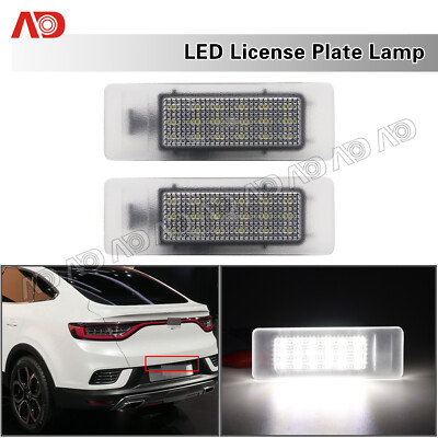 LED License Plate Lights For Infiniti Q50 Q60 QX30 QX50 QX60 Nissan Leaf GT-R